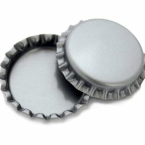 Silver Bottle Cap (100 pcs)
