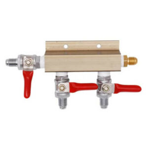 3-way CO2 Gas Manifold - MFL connector