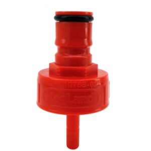red plastic carbonation cap