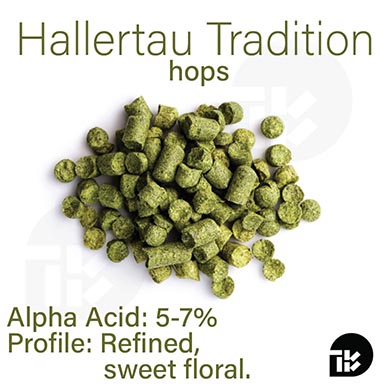 Hallertau Tradition hops