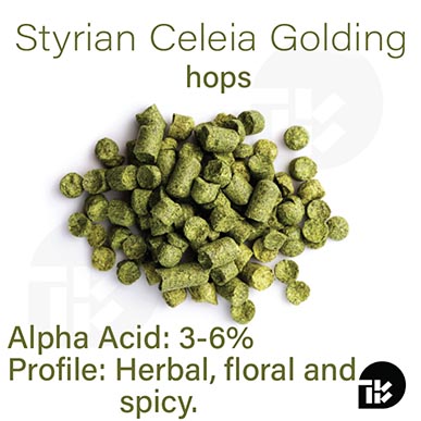 Styrian Celeia Golding hops
