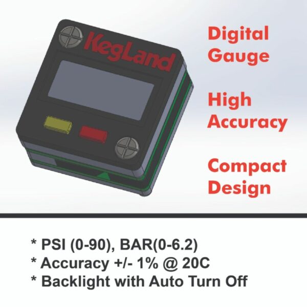 kl18388 mini digital gauge blowtie inline regulator 12