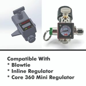 kl18388 mini digital gauge blowtie inline regulator 14