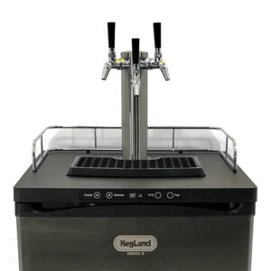 3 taps kegerator