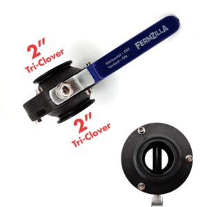 KL27564 2-inch tri-clover fermzilla butterfly valve
