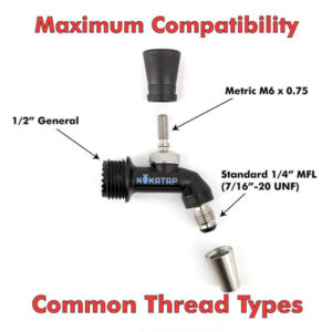 Alternative view of NUKATAP Mini Tap Kit (with Self Closing Spring and duotight Adaptor)