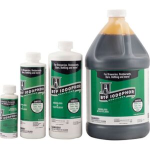 BTF Iodophor no rinse sanitizer