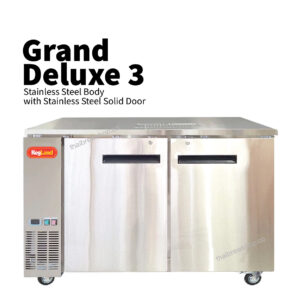 Grand Deluxe 3 SS - Two Solid Door Kegerator