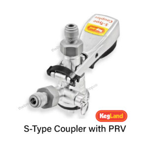 KL10733 S-Type Keg Coupler with PRV - duotight connector