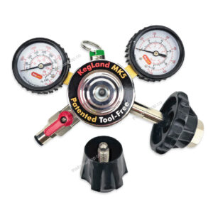 KegLand MK5 CO2 Regulator (CGA320 Connector) - Tool-free