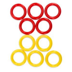 Red yellow Silicone Post O Rings