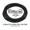 Black Lightshield EVABarrier 6.3mm ID x 9.5mm OD - 12m Roll