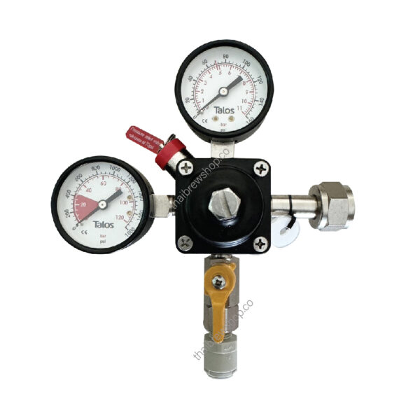 Talos Premium CO2 Regulator CGA320 - DM3/8"