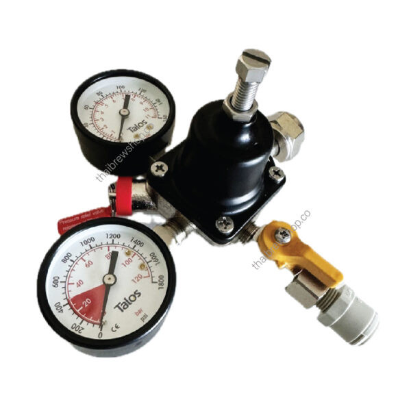 Talos Premium CO2 Regulator CGA320 - DM3/8"