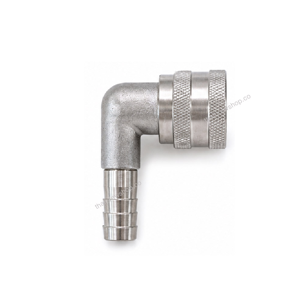 BH02030 Female Quick Disconnect 1/2" Hose Barb Elbow