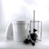 Bucket blaster keg fermenter washer