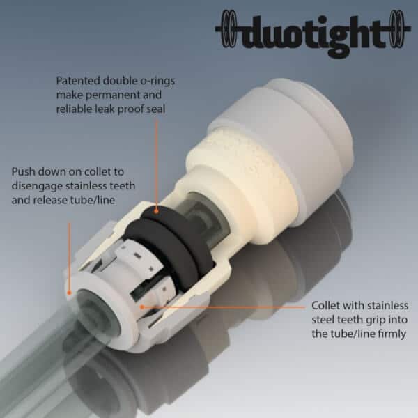 KL02370 duotight - 8mm (5/16") Female Joiner ข้อต่อตรง 4 KL02370 duotight - 8mm (5/16") Female Joiner ข้อต่อตรง - Image 2