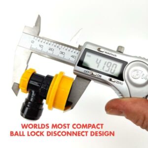 KL20749 duotight - 8mm (5/16") x Ball Lock Disconnect - Liquid 12 KL20749 duotight - 8mm (5/16") x Ball Lock Disconnect - Liquid - Image 2