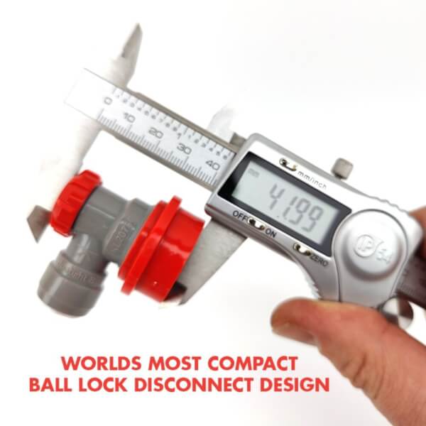 KL20770 duotight ball lock disconnect 9.5mm (3/8") Gas 7 KL20770 duotight ball lock disconnect 9.5mm (3/8") Gas - Image 5