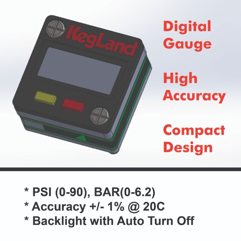 KL18388 - Mini Digital Gauge 0-90psi for BlowTie and Inline Regulator 14 KL18388 - Mini Digital Gauge 0-90psi for BlowTie and Inline Regulator - Image 12