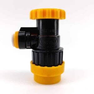 duotight Flow Control Ball Lock Disconnect (Liquid Black + Yellow) 16 KL21418 duotight flow control quick disconnect