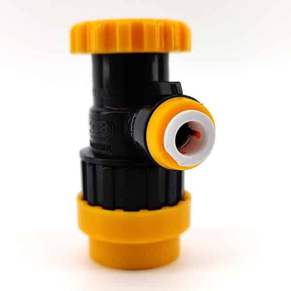 duotight Flow Control Ball Lock Disconnect (Liquid Black + Yellow) 6 KL21418 duotight flow control quick disconnect
