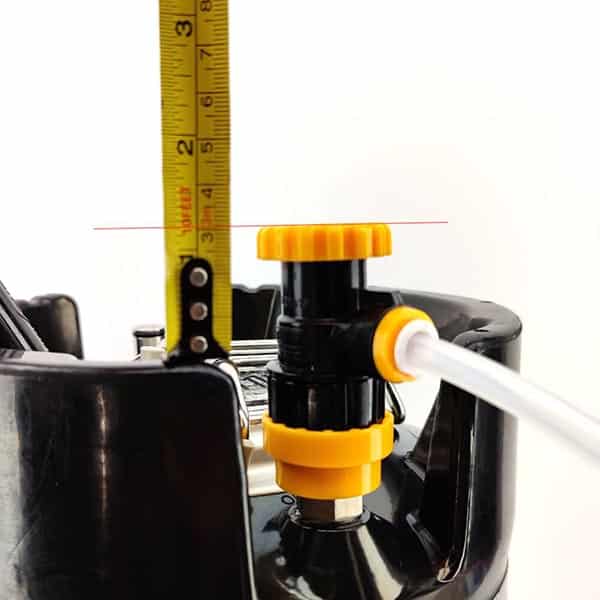 duotight Flow Control Ball Lock Disconnect (Liquid Black + Yellow) 13 KL21418 duotight flow control quick disconnect