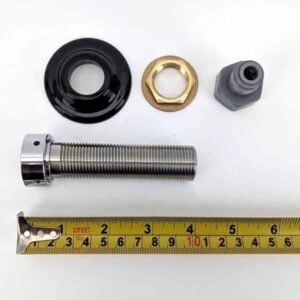 100mm NUKATAP Long Shank - 304 Stainless Steel - duotight 8mm (5/16") 13 kl01113 100mm long shank stainless steel duotight