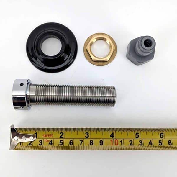 100mm NUKATAP Long Shank - 304 Stainless Steel - duotight 8mm (5/16") 7 kl01113 100mm long shank stainless steel duotight