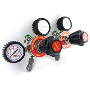 KegLand Dual Pressure MK4 CO2 Regulator (CGA320 Connector) 10 Dual Pressure CO2 Regulator