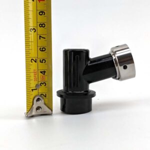 Ball Lock Disconnect (Black/Liquid) with Integrated Tap Shank and Collar 13 KL22859 Ball Lock Disconnect Tap Shank