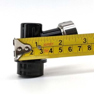 Ball Lock Disconnect (Black/Liquid) with Integrated Tap Shank and Collar 14 KL22859 Ball Lock Disconnect Tap Shank