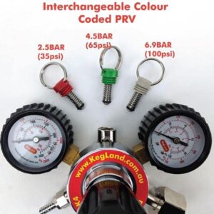 Cornelius Type Pressure Relief Valve (PRV) for Keg Lids or MK4 Regulator - GREEN 65psi (4.5Bar) 5 kl09164 green pressure relief valve 65psi 4.5bar