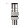 Gas Ball Lock Post with 1/4" BSP Thread Bulkhead 2 Gas Ball Lock Post with 14 Inch BSP Bulkhead Assembly