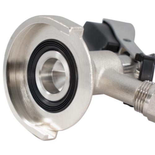 A-Type Keg Coupler (Stainless Steel) with SS Barbed Connectors 4 KL00345 A-type coupler