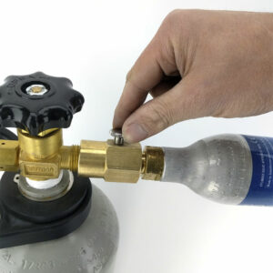 Sodastream Cylinder Filling Adaptor with Bleed Valve - USA Thread (CGA320 to TR21-4) 8 Sodastream filling adaptor