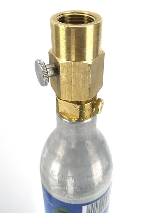 Sodastream Cylinder Filling Adaptor with Bleed Valve - USA Thread (CGA320 to TR21-4) 6 Sodastream filling adaptor