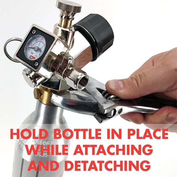 KegLand Mini 360 Core Actuator Regulator - Sodastream & 16g & 74g - TR21-4 Thread 5 kl20404 Mini co2 regulator 360 actuator