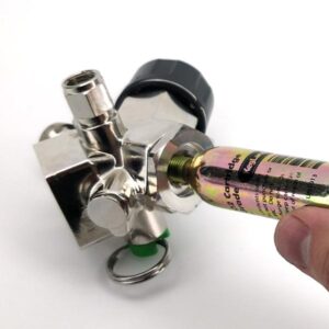 KegLand Mini 360 Core Actuator Regulator - Sodastream & 16g & 74g - TR21-4 Thread 16 kl20404 Mini co2 regulator 360 actuator