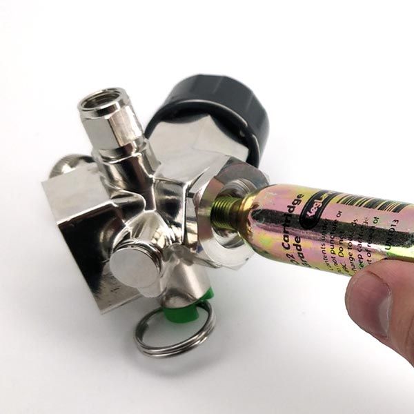 KegLand Mini 360 Core Actuator Regulator - Sodastream & 16g & 74g - TR21-4 Thread 8 kl20404 Mini co2 regulator 360 actuator