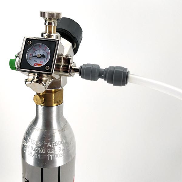 KegLand Mini 360 Core Actuator Regulator - Sodastream & 16g & 74g - TR21-4 Thread 9 kl20404 Mini co2 regulator 360 actuator