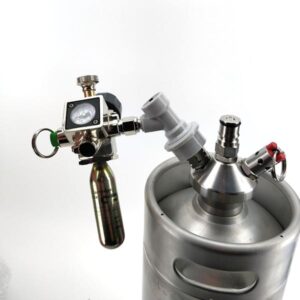 KegLand Mini 360 Core Actuator Regulator - Sodastream & 16g & 74g - TR21-4 Thread 18 kl20404 Mini co2 regulator 360 actuator