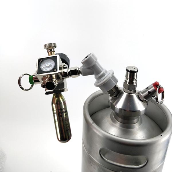 KegLand Mini 360 Core Actuator Regulator - Sodastream & 16g & 74g - TR21-4 Thread 10 kl20404 Mini co2 regulator 360 actuator