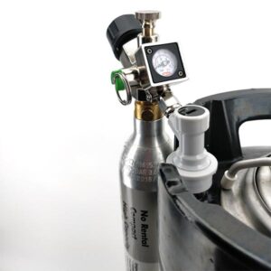 KegLand Mini 360 Core Actuator Regulator - Sodastream & 16g & 74g - TR21-4 Thread 19 kl20404 Mini co2 regulator 360 actuator