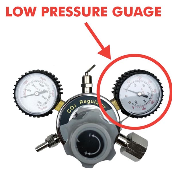 regulator Low pressure gauge