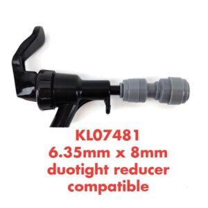 duo-Bronco / Picnic Tap - 6.35mm (1/4") duotight compatible 21 plastic picnic tap duotight
