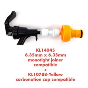 duo-Bronco / Picnic Tap - 6.35mm (1/4") duotight compatible 20 plastic picnic tap duotight