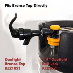 duo-Bronco / Picnic Tap - 6.35mm (1/4") duotight compatible 14 plastic picnic tap duotight