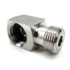 Low Profile Elbow Bend for Keg Coupler 5/8" thread 2 Low profile elbow bend for keg coupler