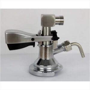 Low Profile Elbow Bend for Keg Coupler 5/8" thread 8 low profile elbow bend for keg coupler